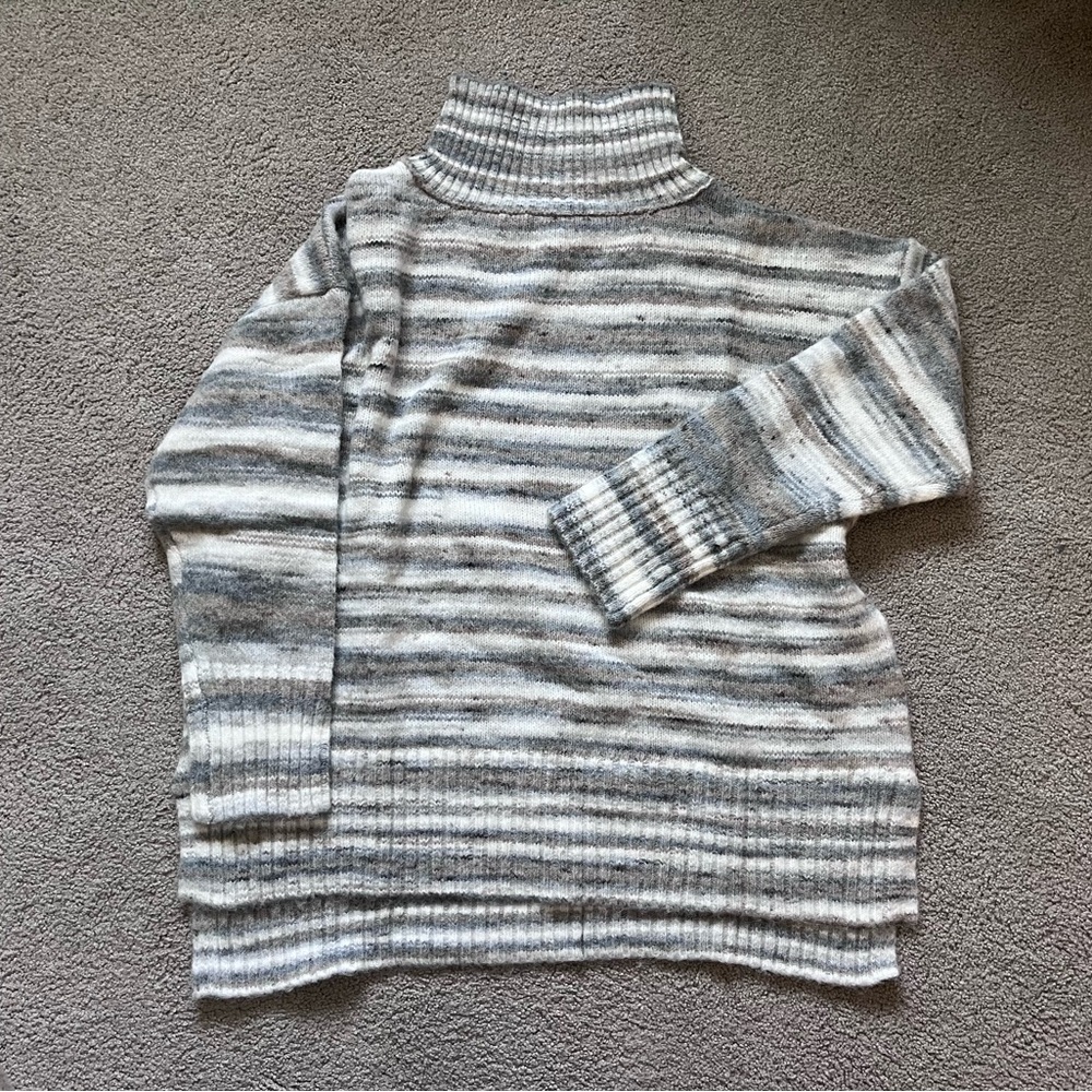 Mersea Good Vibrations Sweater Neutral Stripe NWT